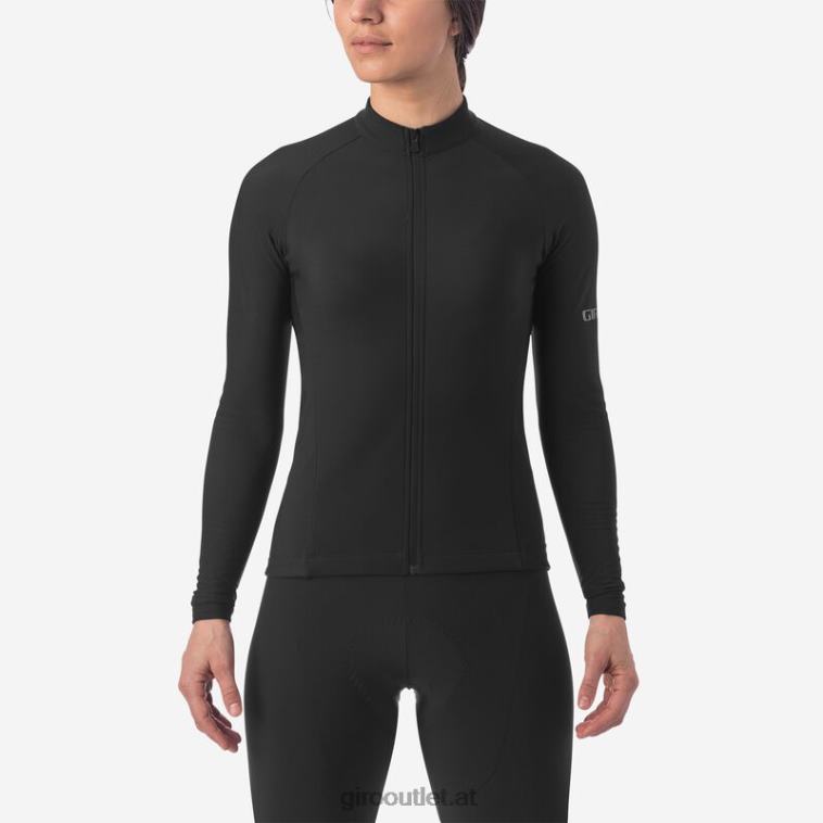 Giro Schwarz Frauen Chrono-Thermo-LS-Trikot 08228697