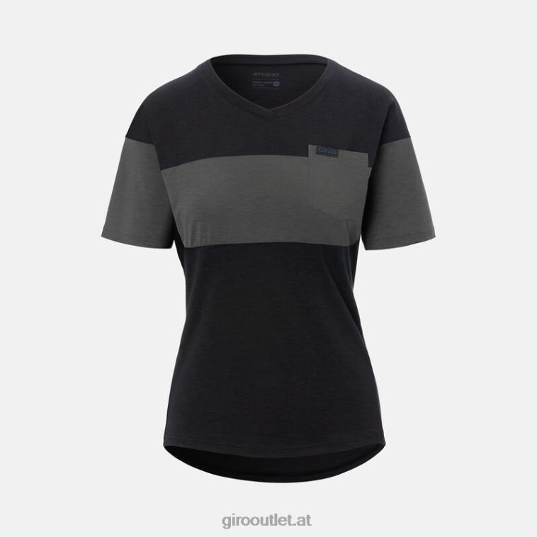 Giro schwarz/anthrazit Frauen Ride-Trikot 08228503