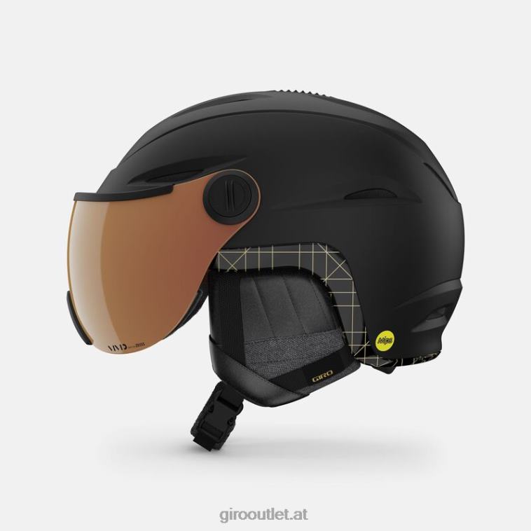 Giro Matt-schwarz Frauen Essenz mips lebendiger Helm 08228563