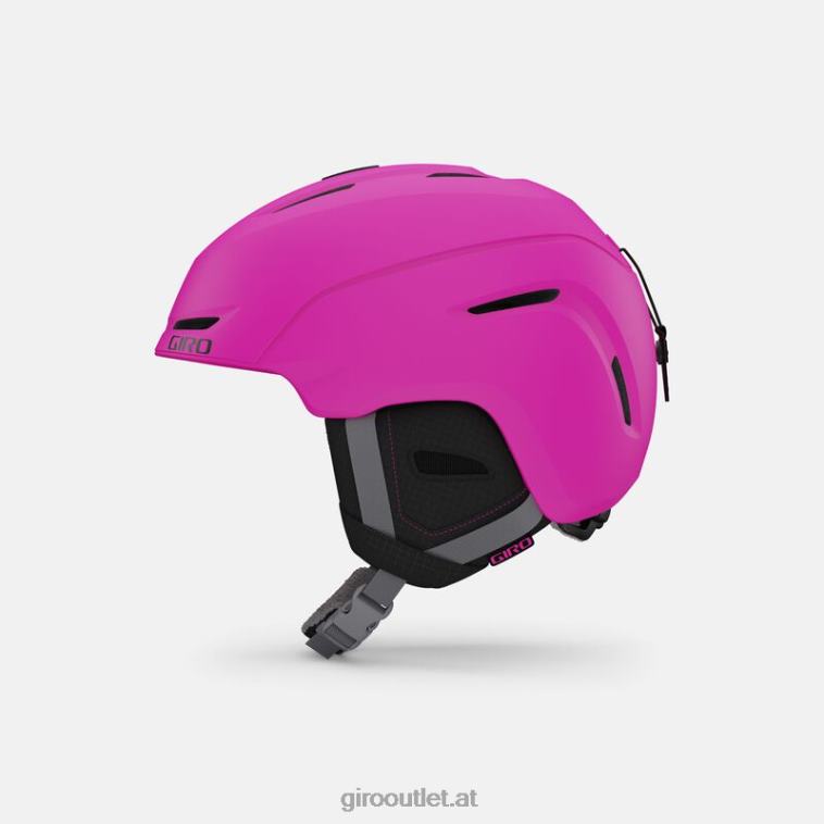 Giro mattes leuchtendes Rosa Kinder neo jr. Helm 082281477