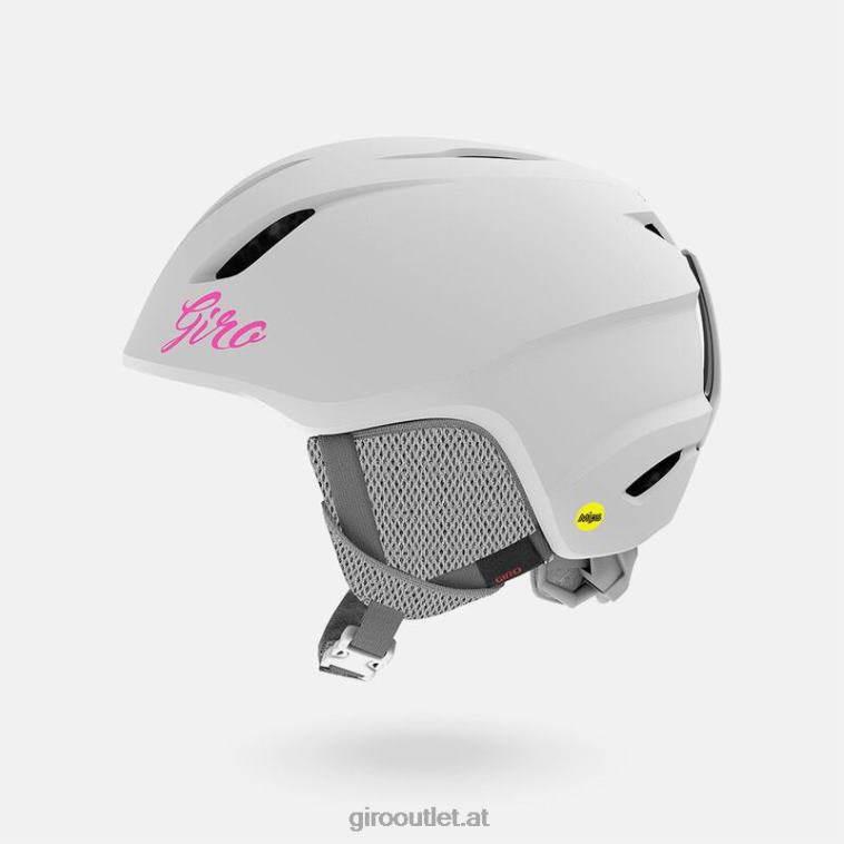 Giro mattweiß Kinder Launch Mips Helm 082281533