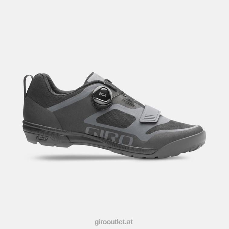 Giro portaro grau/dunkler Schatten Männer Ventana Fastlace-Schuh 08228492