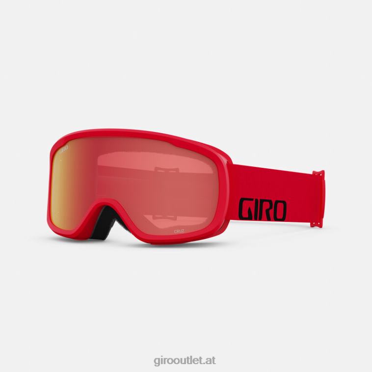 Giro rote Wortmarke unisex Cruz Asian-Fit-Brille 08228928