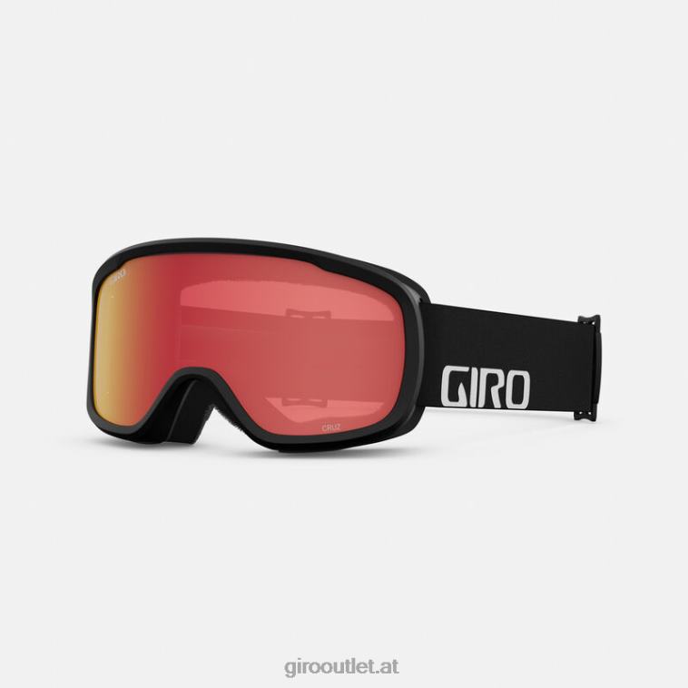 Giro schwarze Wortmarke unisex Cruz Asian-Fit-Brille 08228194